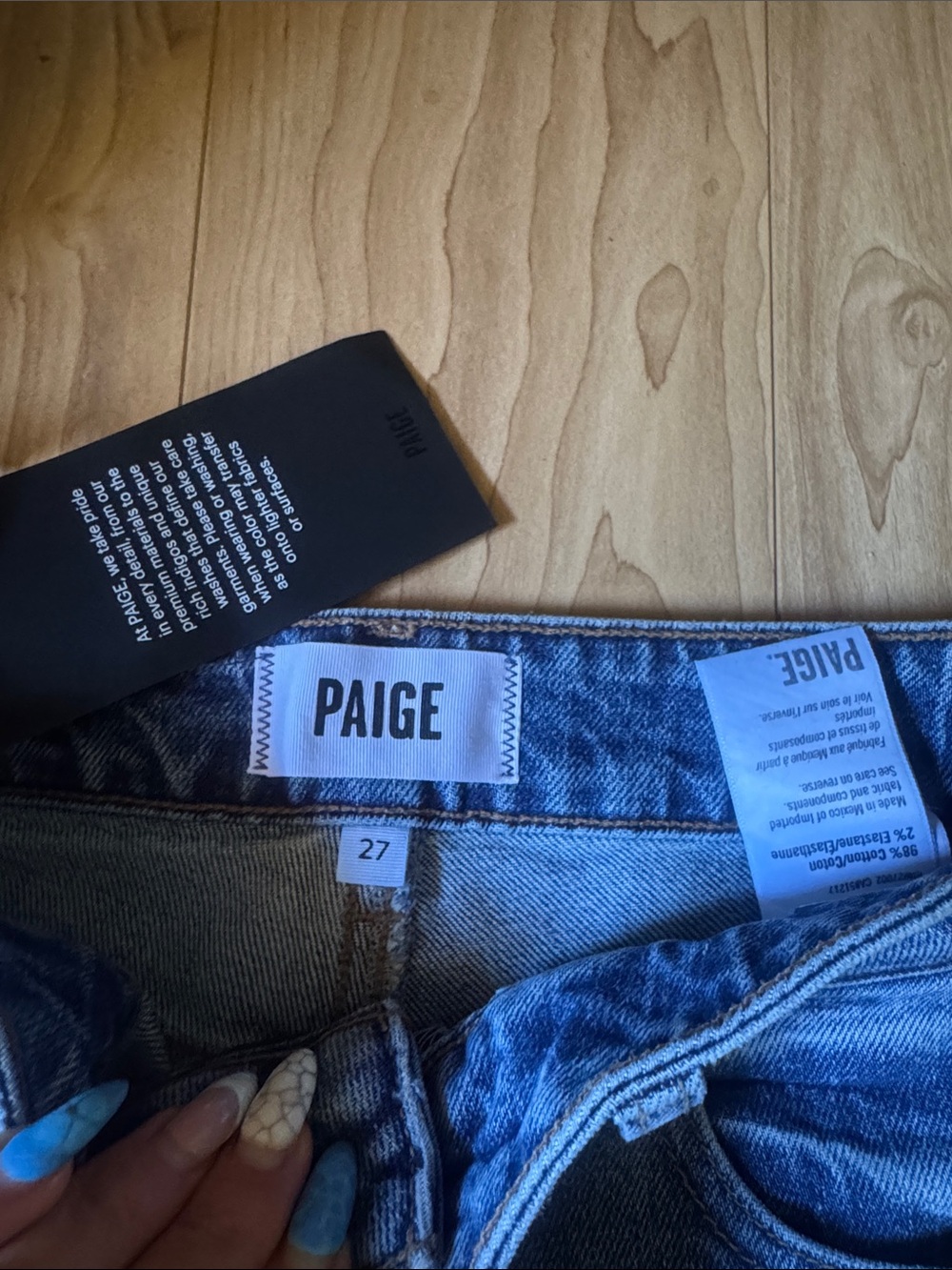 PAIGE Stevie High Rise Straight Leg Jean - Picture 2 of 5